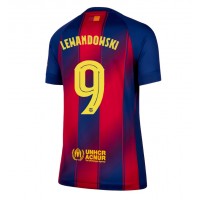 Barcelona Robert Lewandowski #9 Domáci Ženy futbalový dres 2025-26 Krátky Rukáv